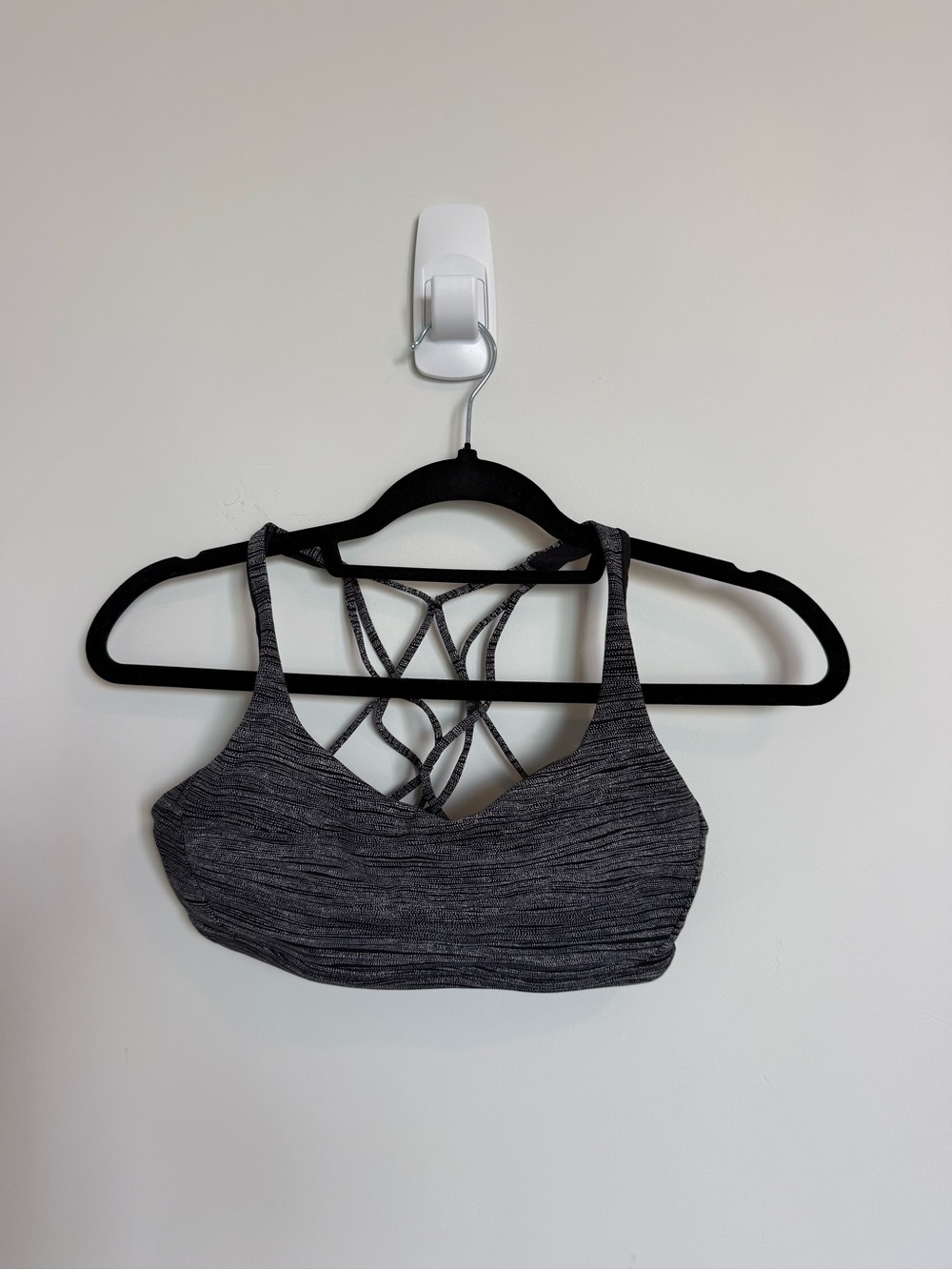 Lululemon Gray Strappy Back Sports Bralette
